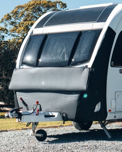 High-quality caravan window covers for enhanced durability and weather resistance.