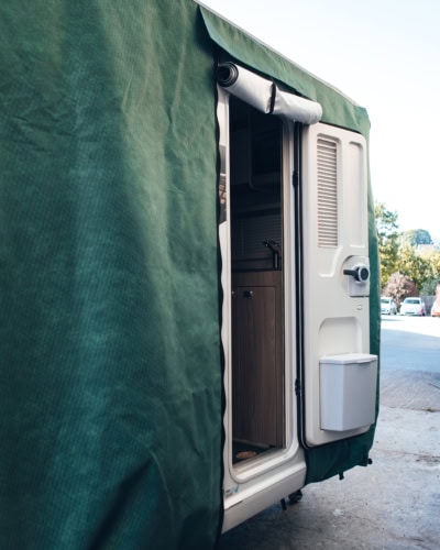 A high-quality caravan cover designed to safeguard your caravan from rain, snow, sun, and dust, ensuring longevity and cleanliness. Made from tough, breathable fabric with secure fit features, ideal for maintaining your caravan’s condition over time.