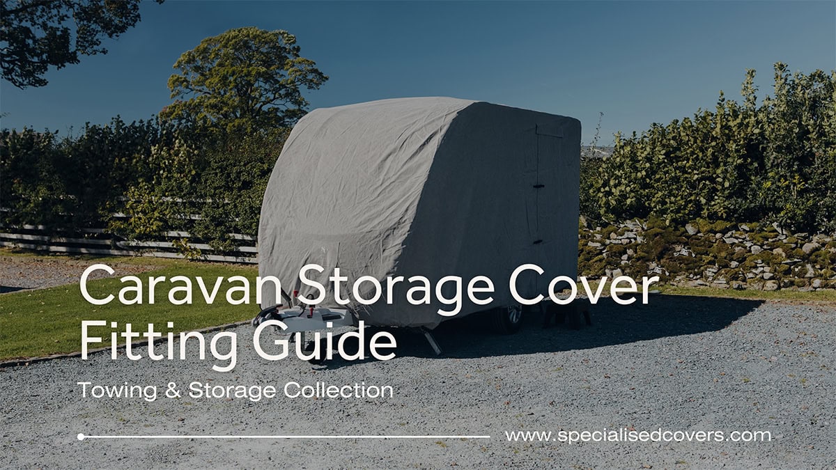 High-quality caravan storage cover for protecting your caravan from weather and dust during off-season and outdoor storage. Custom fit, durable materials to ensure longevity and protection.