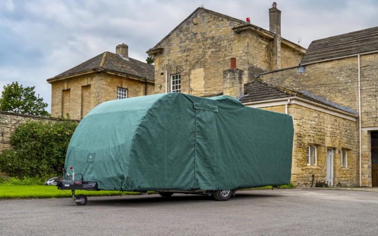 Durable caravan cover to shield your caravan from weather and dirt. Custom-fit, weather-resistant materials ensure your caravan remains in top condition during storage or transport.