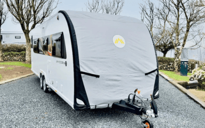 High-quality caravan cover by Specialised Covers, designed for maximum protection during towing and storage. Fits various caravan models to keep them safe from weather and dirt.