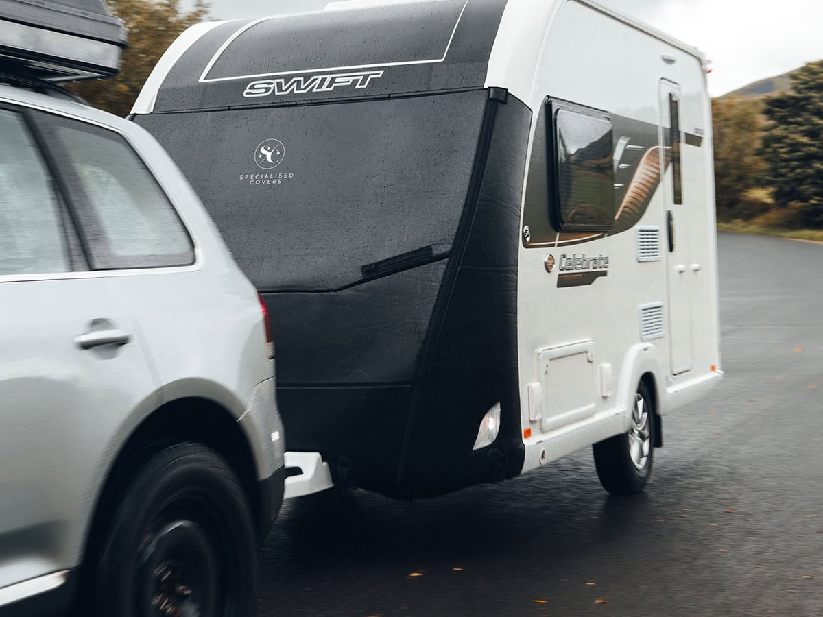 High-quality caravan tow cover for protection and durability. Custom-fit design for Swift carawans, weather-resistant materials, and easy installation for outdoor lifestyle enthusiasts.