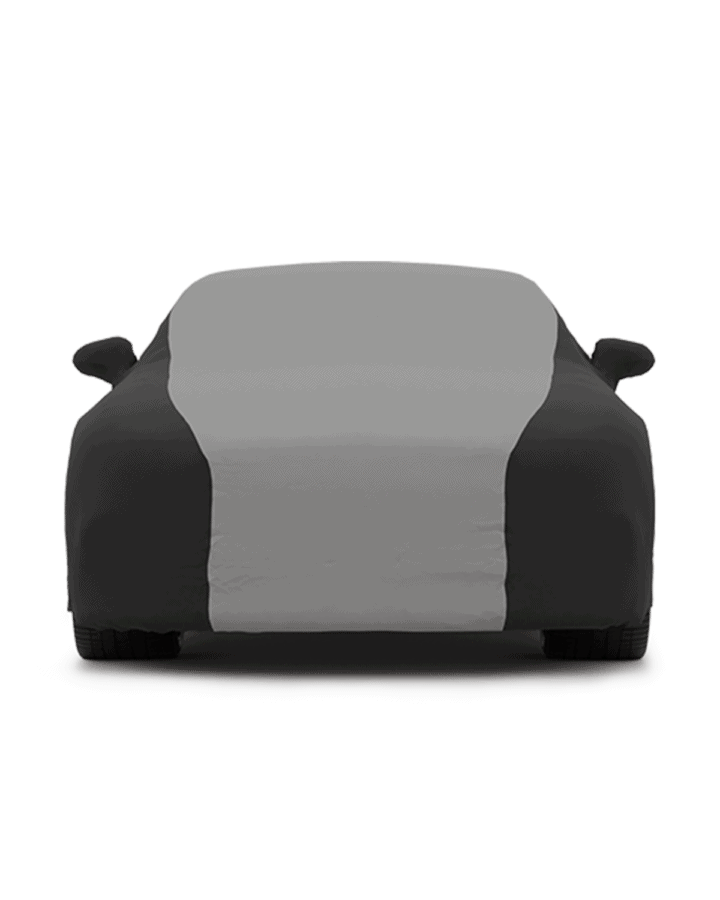 An aerial view image of a Bentley with an Outdoor Plus Cover On.