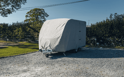 High-quality caravan cover from Specialised Covers, perfect for protecting your caravan from weather damage and dust. Custom-fit for various models, ensuring maximum protection.