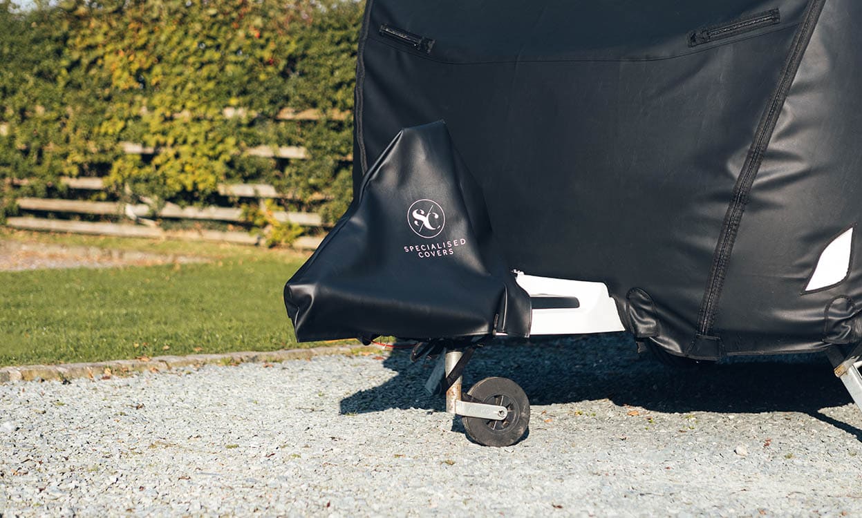 High-quality waterproof scooter cover keeps your mobility scooter protected from weather elements. Custom-fit and durable, perfect for outdoor storage, ensuring longevity.