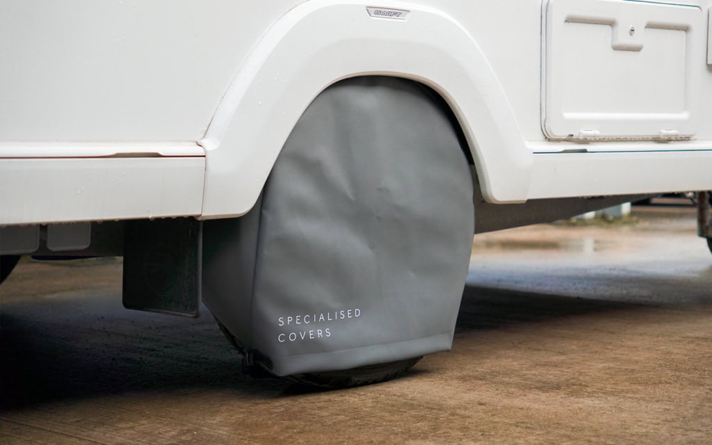 High-quality grey wheel covers designed to fit and protect car wheels effectively.