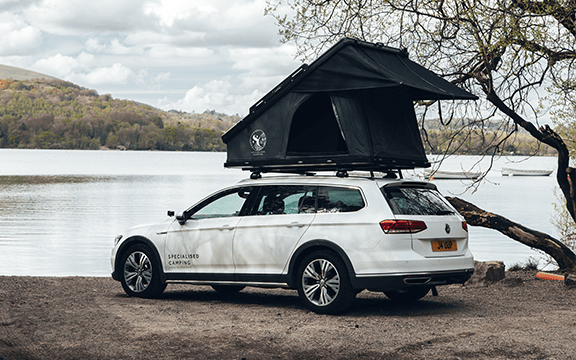 Compact, easy-to-install roof tent designed for vehicle rooftops, offering convenience and comfort for outdoor adventures.