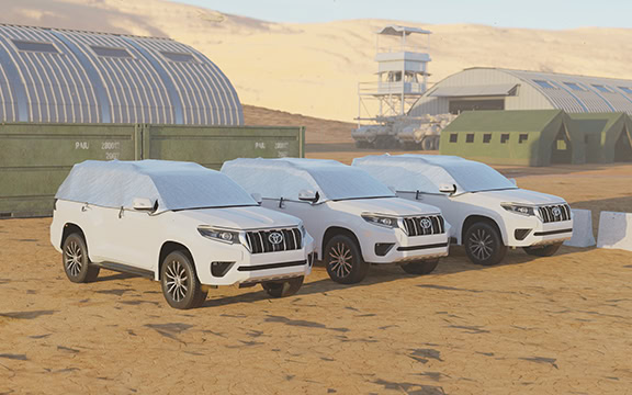 High-quality bespoke vehicle covers by Specialised Covers, offering weatherproof protection for cars, trucks, and fleet vehicles in various sizes and materials to ensure durability and safety.