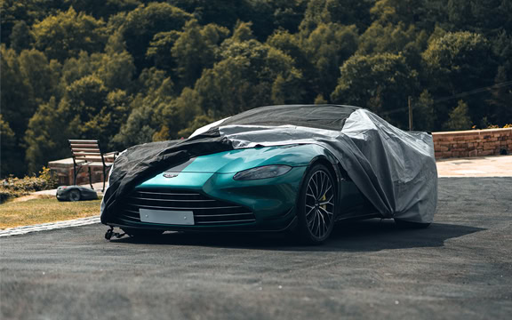 Premium custom car cover for Aston Martin, waterproof and dustproof, ideal for outdoor protection and vehicle maintenance, tailored specifically for your motorhome or sports car.
